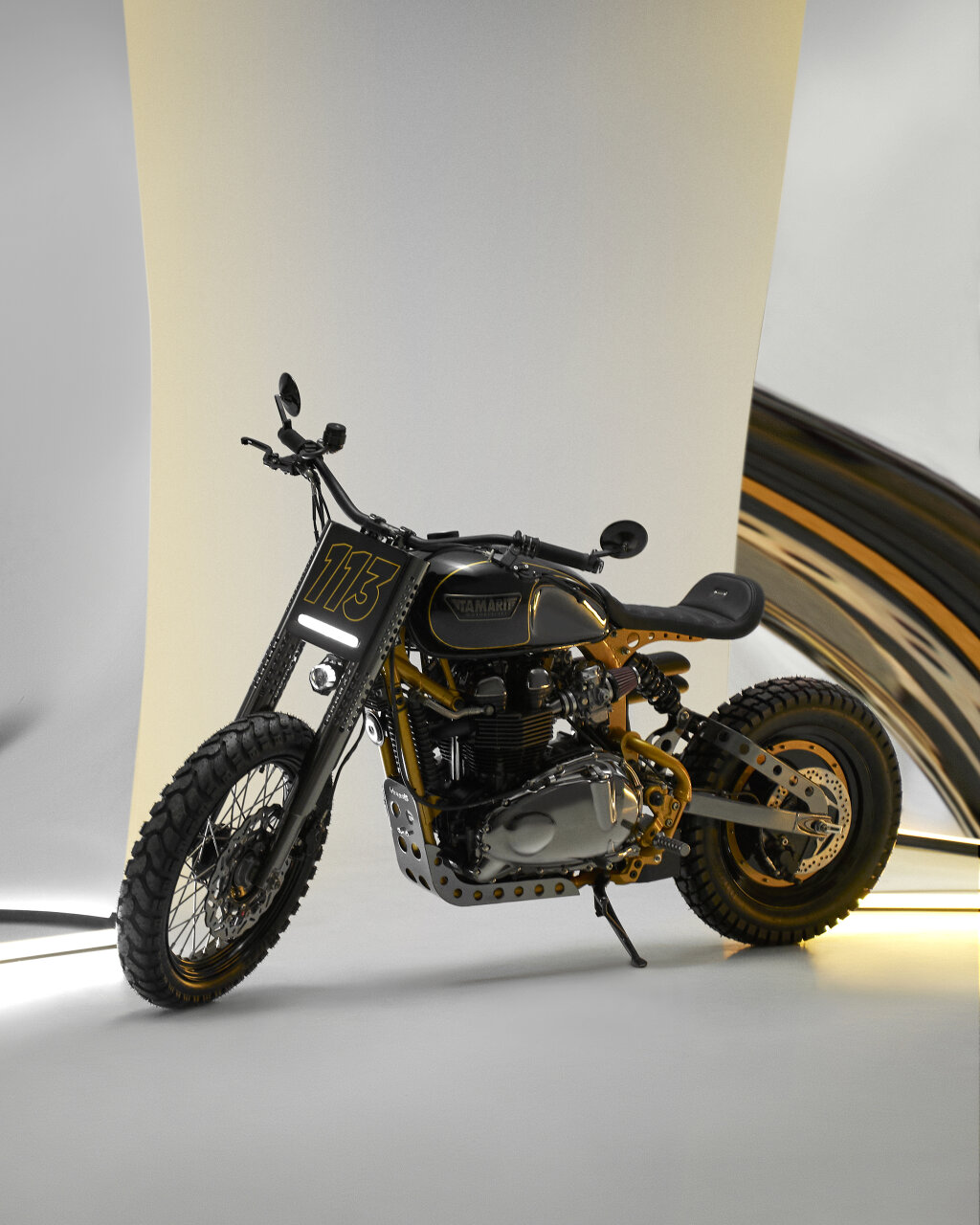 triumph bonneville t100 tracker tamarit fury