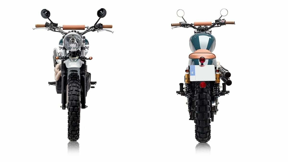 triumph bonneville t100 scrambler tamarit santa maria