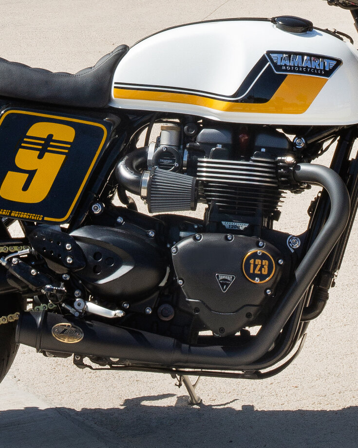 123 espartana thruxton 1200r brat style tamarit