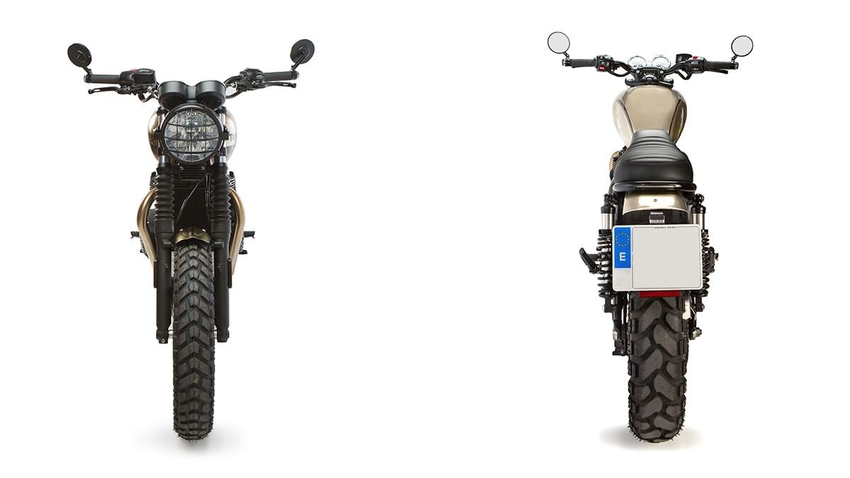 triumph bonneville t120 brat style tamarit bizarra