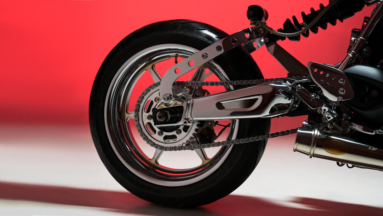 triumph thruxton 1200r cafe racer tamarit missile