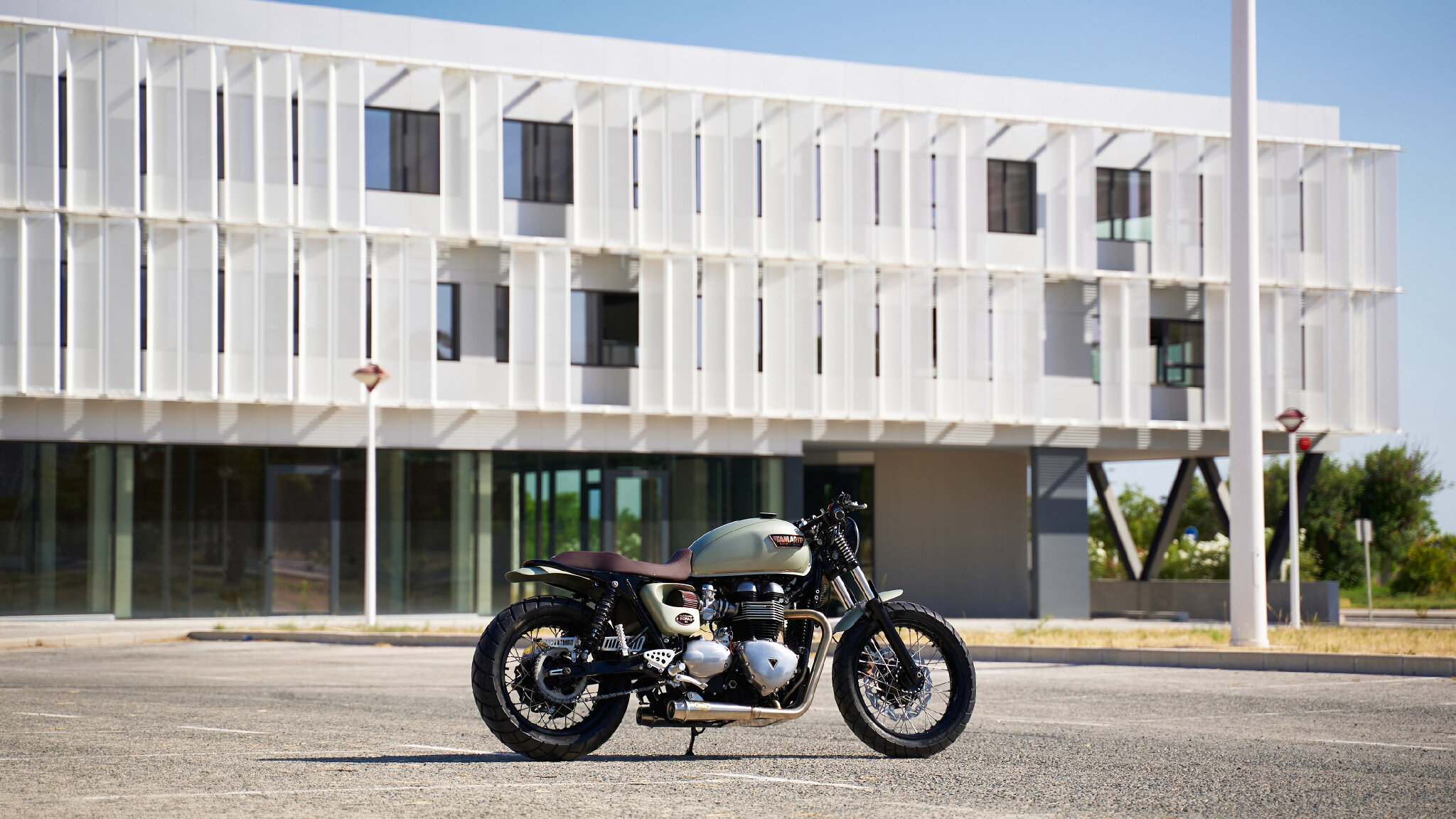 triumph thruxton 900 cafe racer tamarit fiona